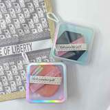 HX 方盒亮边双丝带粉扑